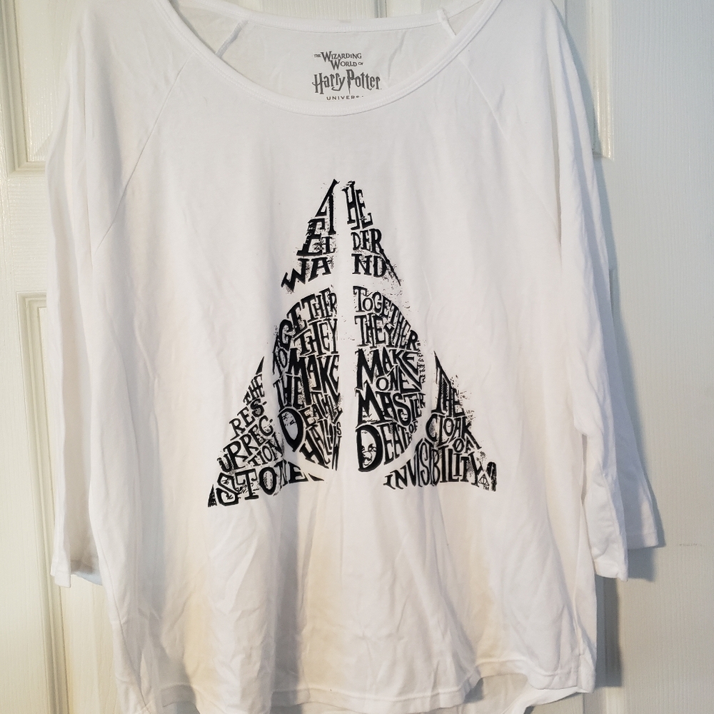 Death Hallows 3/4 sleeve shirt